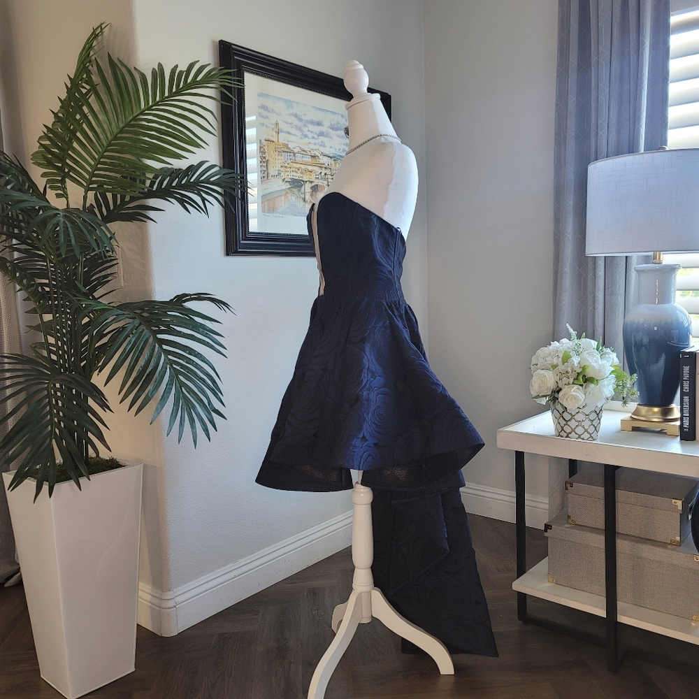 Illusion High-Low Dress - Picture 2 of 8